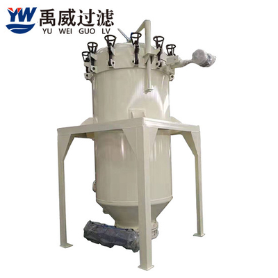 Enlèvement automatique de laitier de vibration de nettoyage d'individu de filtre de feuille de pression verticale en métal