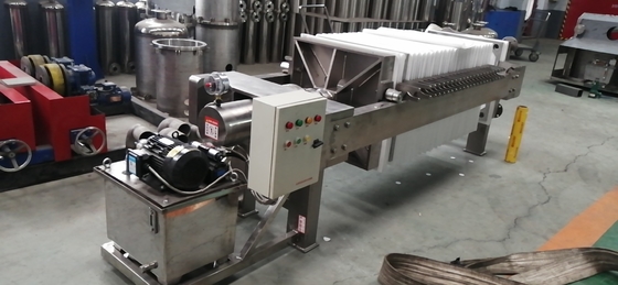 Plat et cadre de filtre-presse d'acier inoxydable de laboratoire